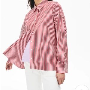 Lacoste Pin Strip long sleeve